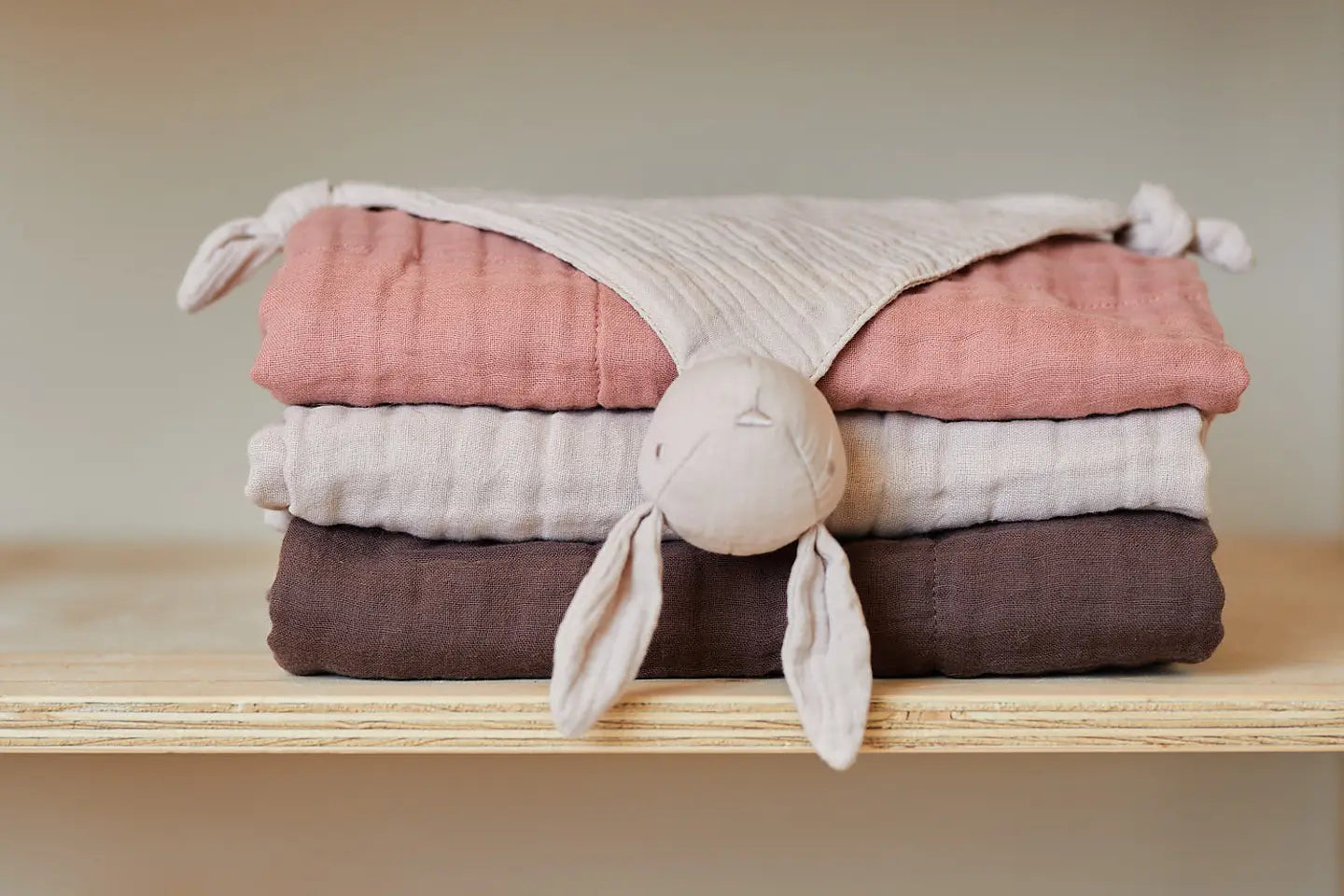 Snuttefilt Bunny, nougat