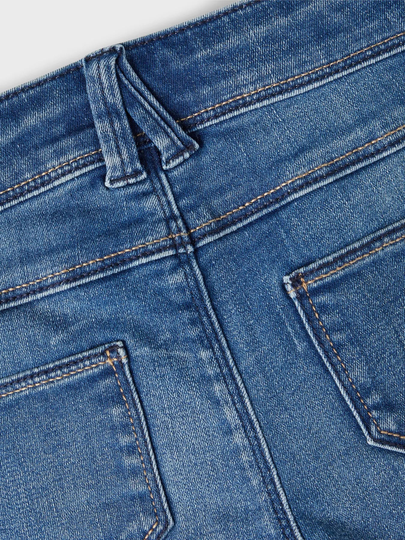 Polly skinny bootcut denimblå