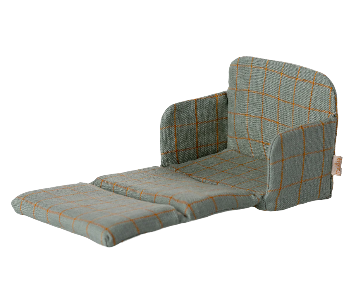 Bäddsoffa, rutig