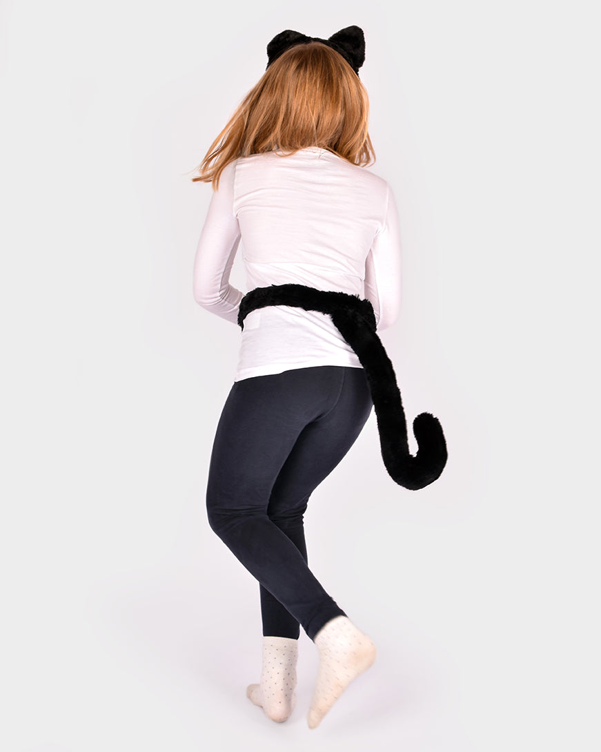 Set med kattöron och svans