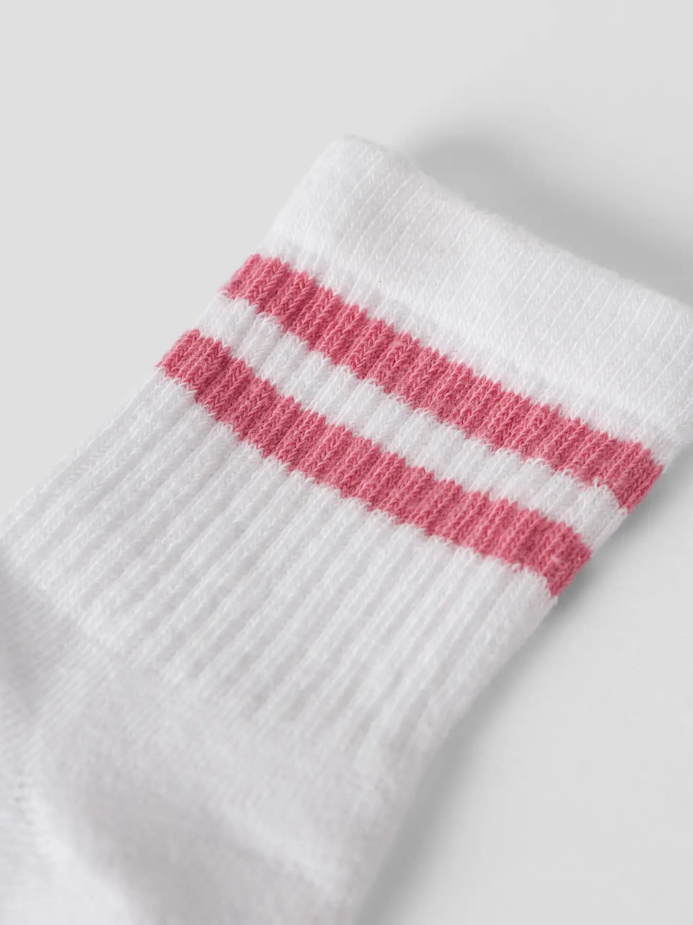 Tennissocka vit/rosa