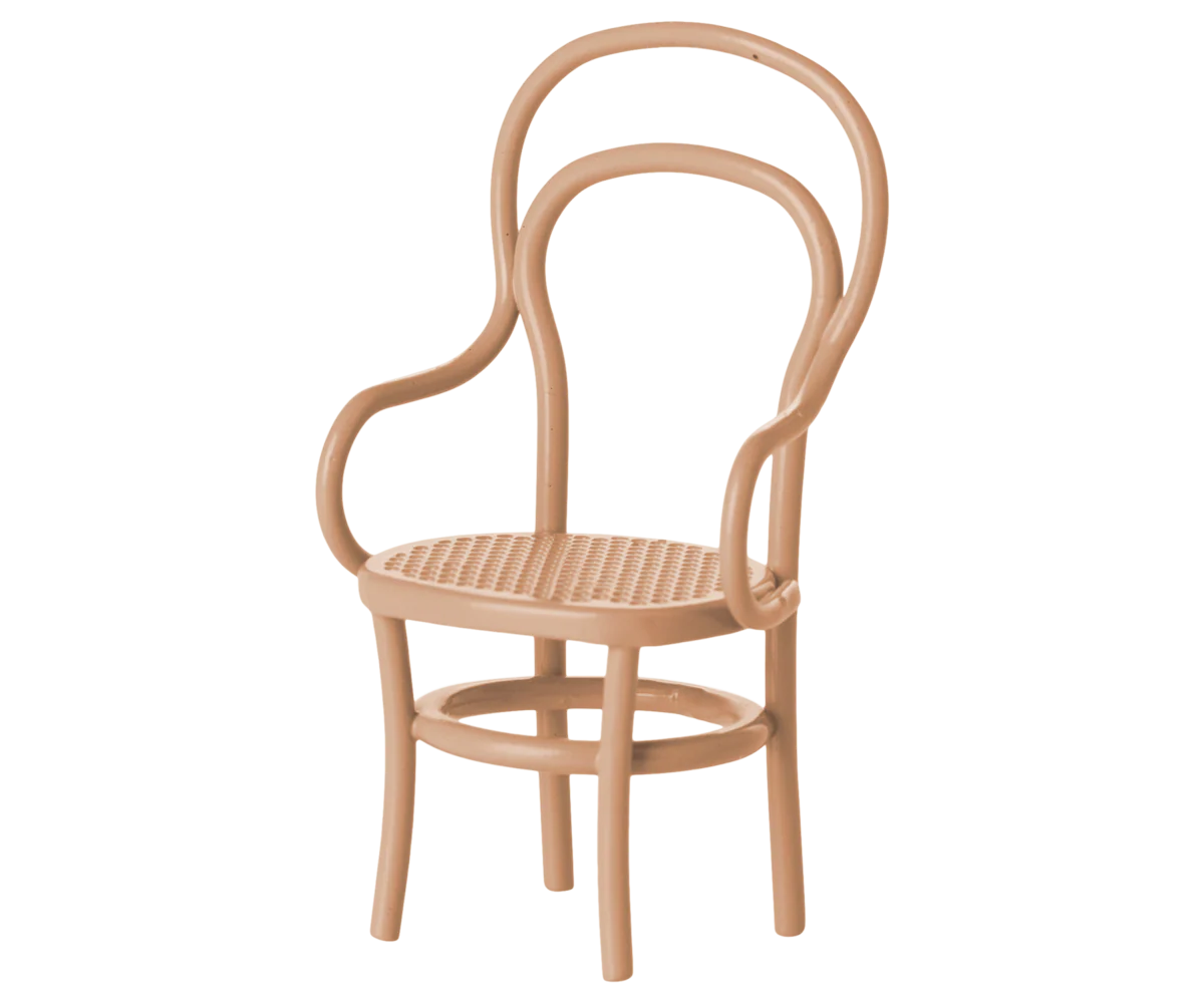 Vintage chair, dark powder