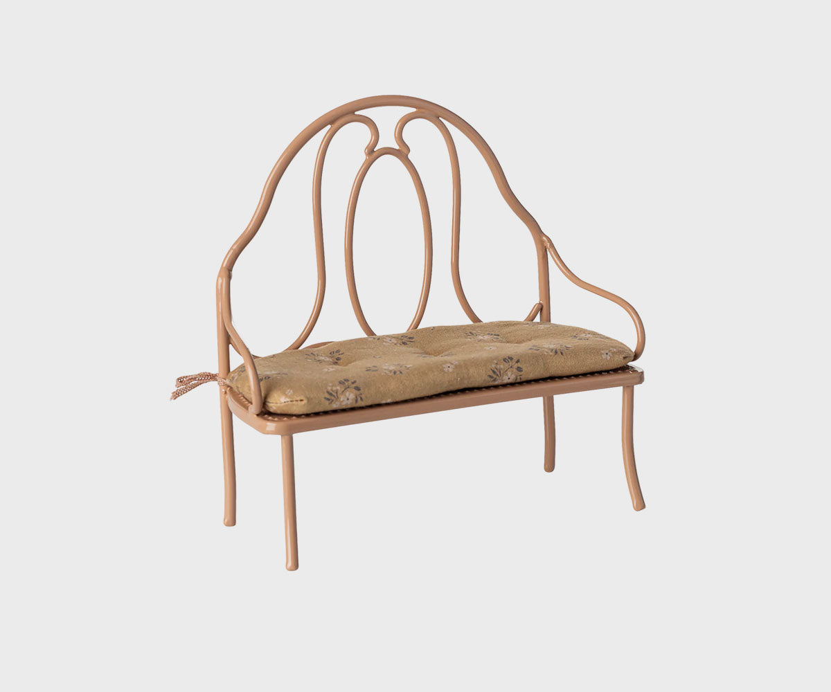 Vintage bench, dark powder