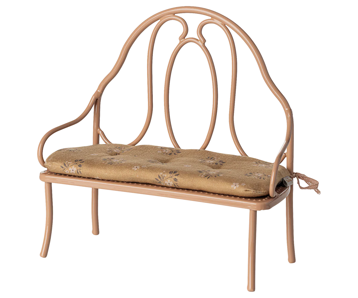 Vintage bench, dark powder