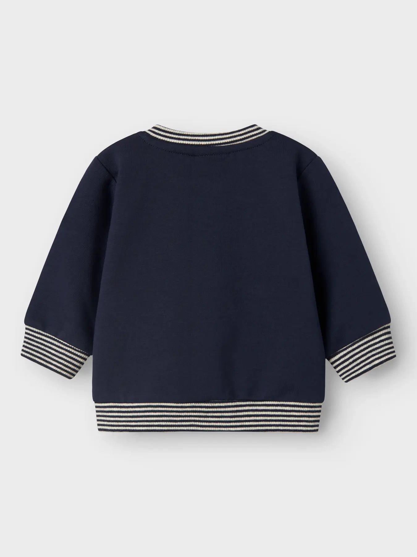 Blå sweatshirt med nallebjörn
