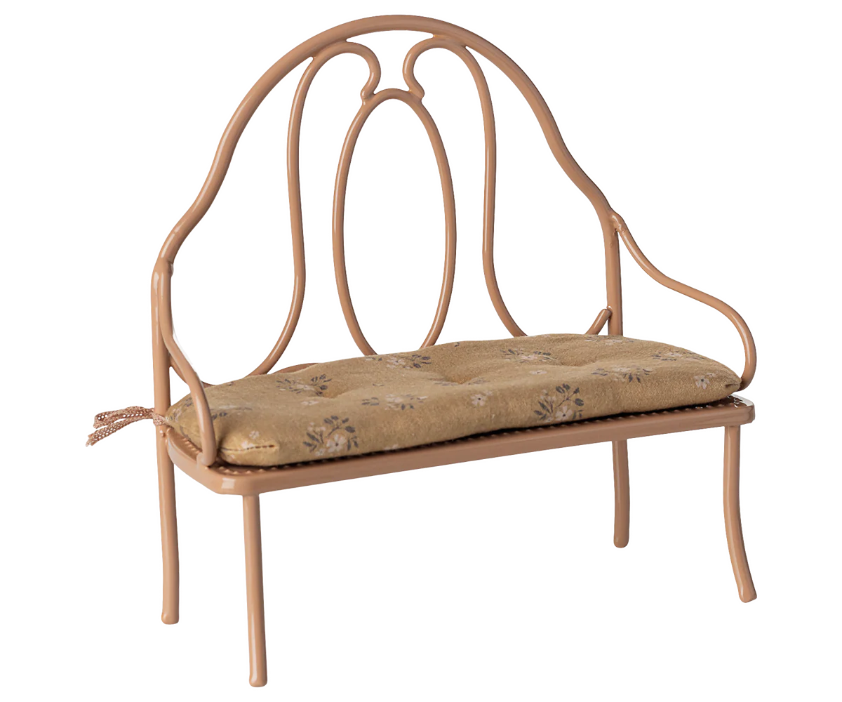 Vintage bench, dark powder