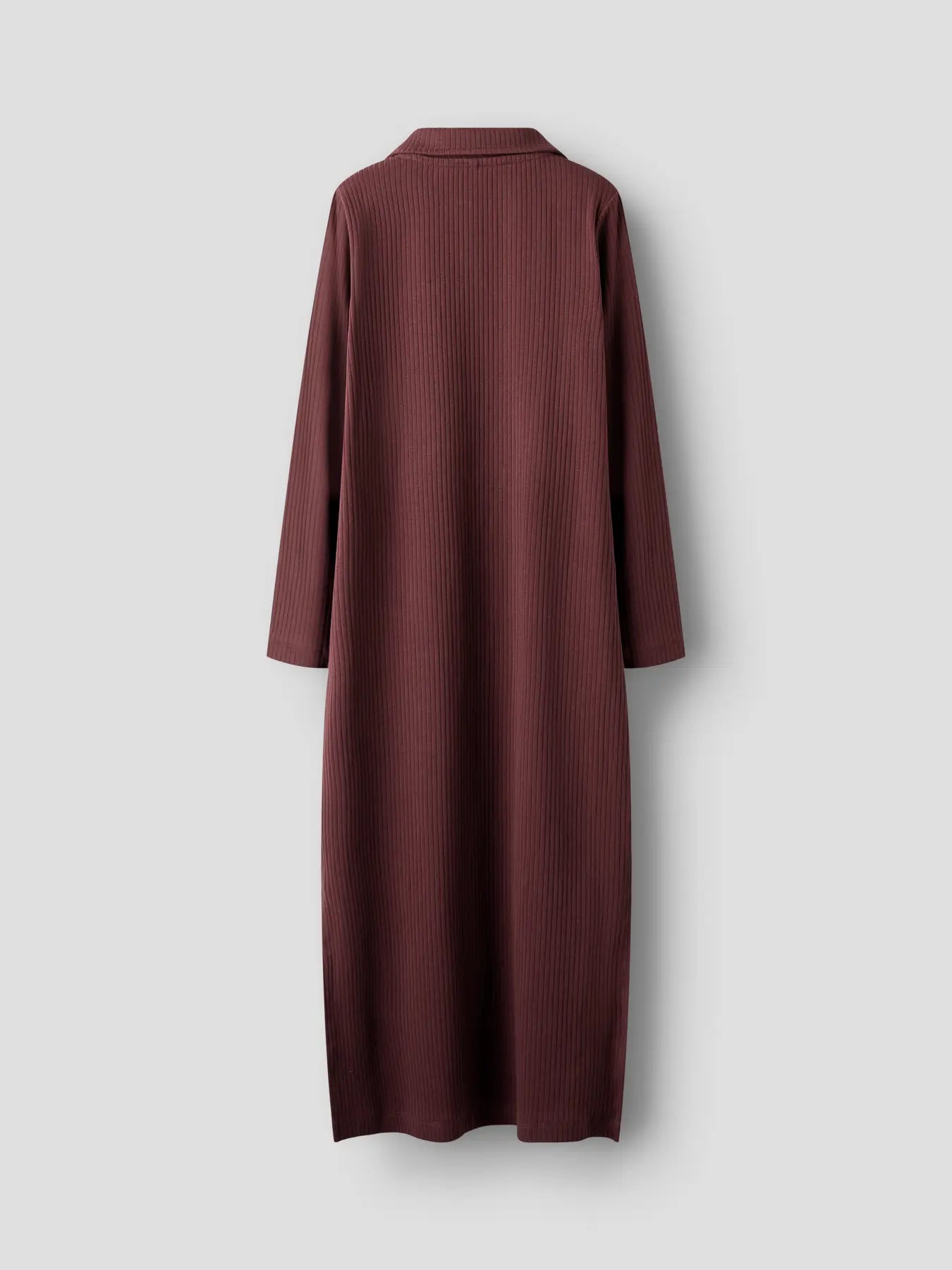 Slim maxi dress med krage