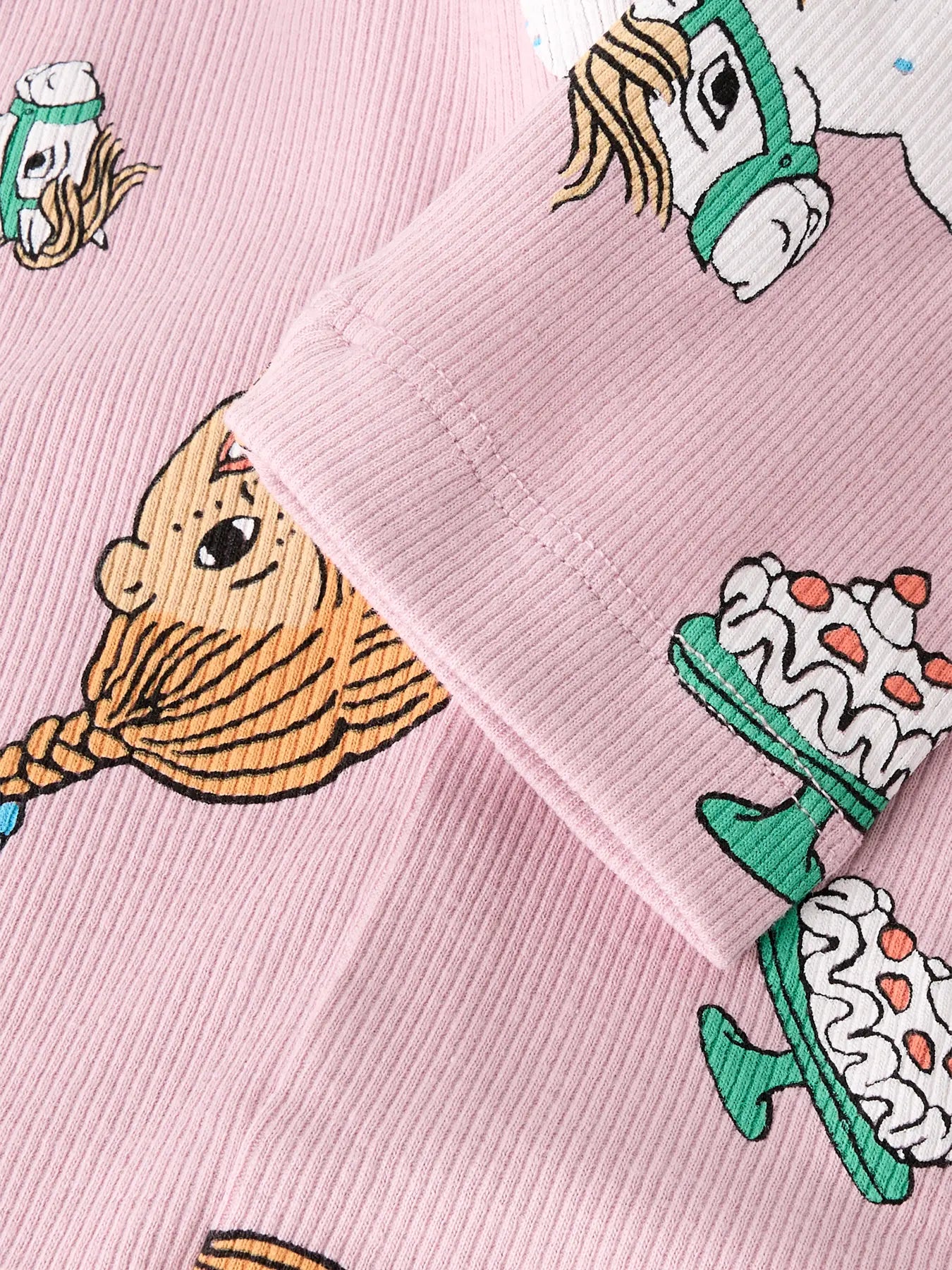 Leggings med Pippi Långstrump, ljuslila