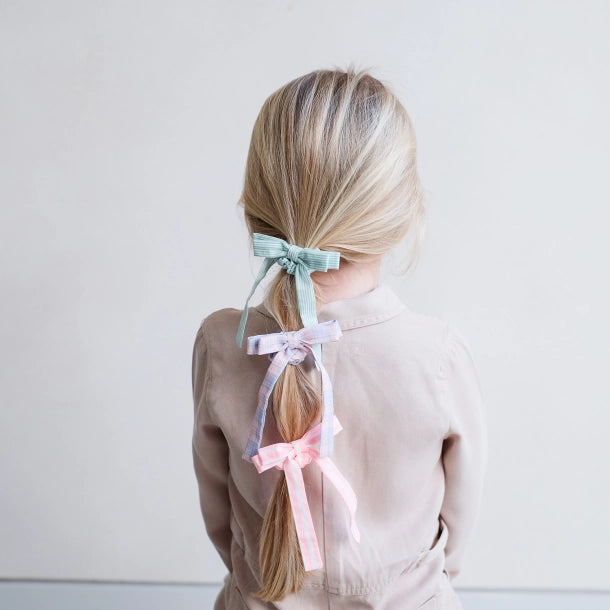 Scrunchies summer stripe bow