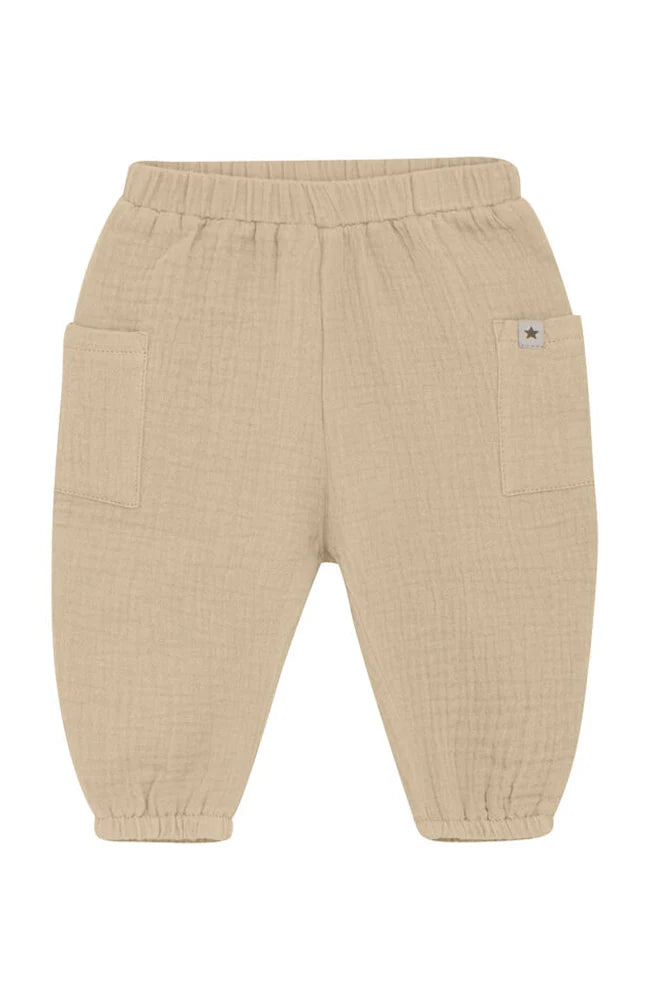 Muslinbyxa beige