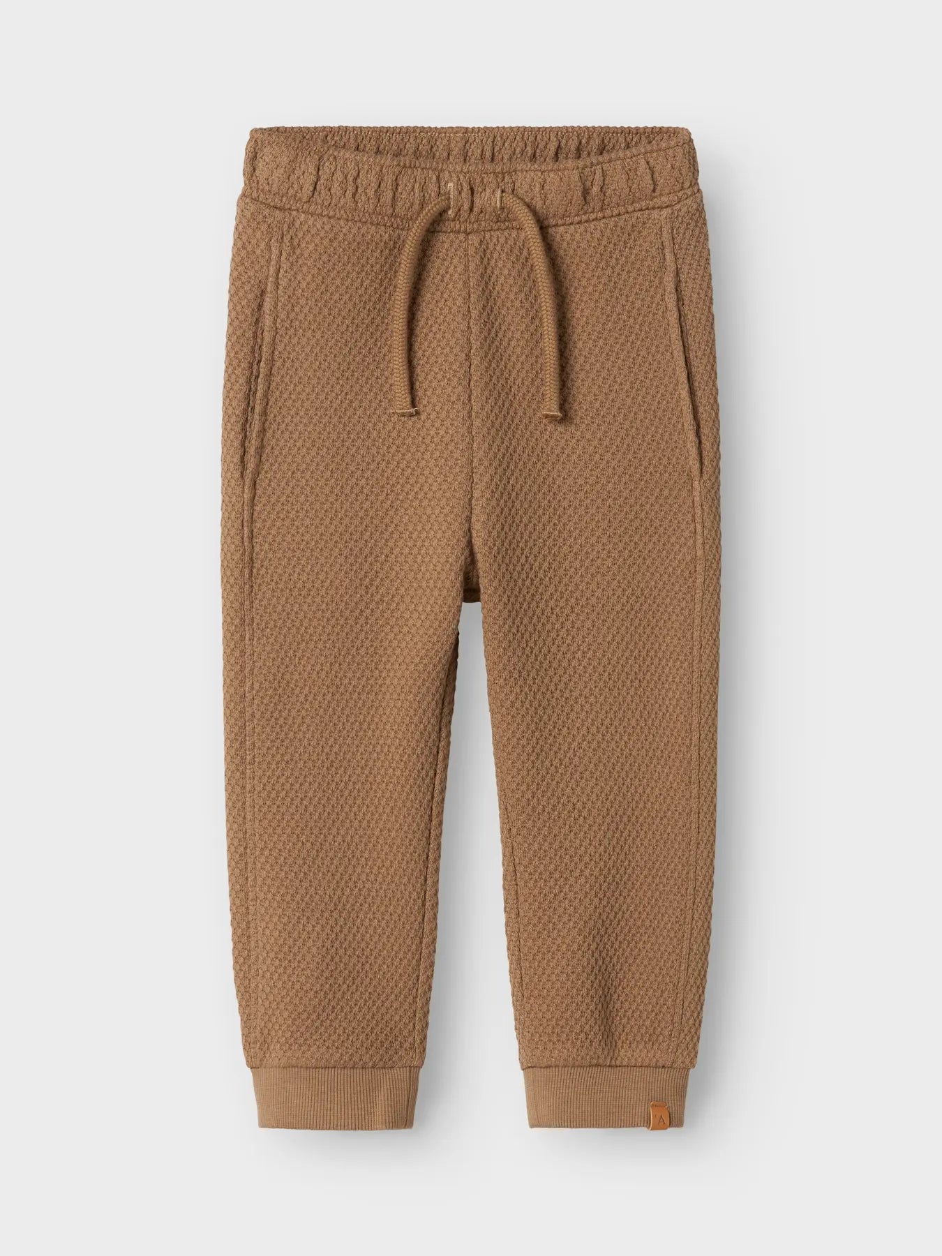 Våfflade Sweatpants, bruna