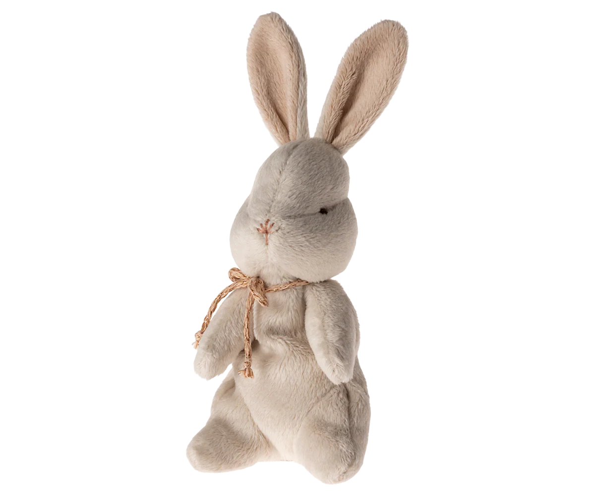 My first bunny, vit/rosa