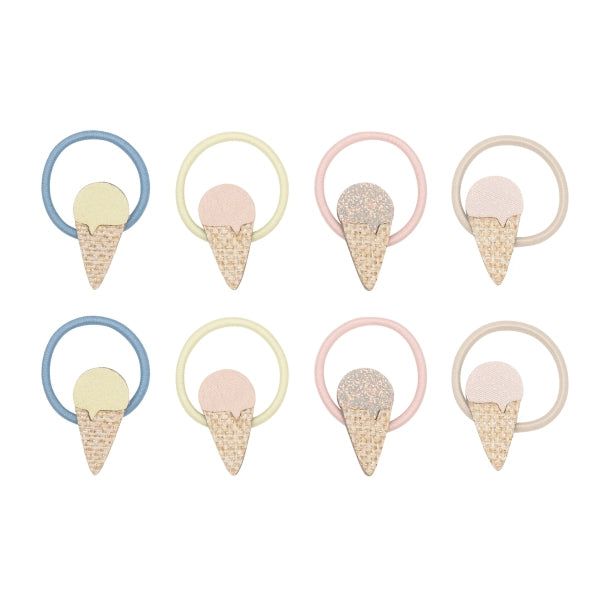 Hårsnoddar mini ice cream