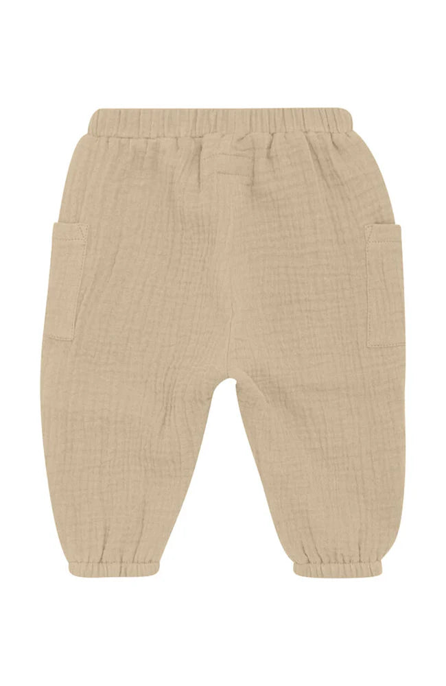 Muslinbyxa beige