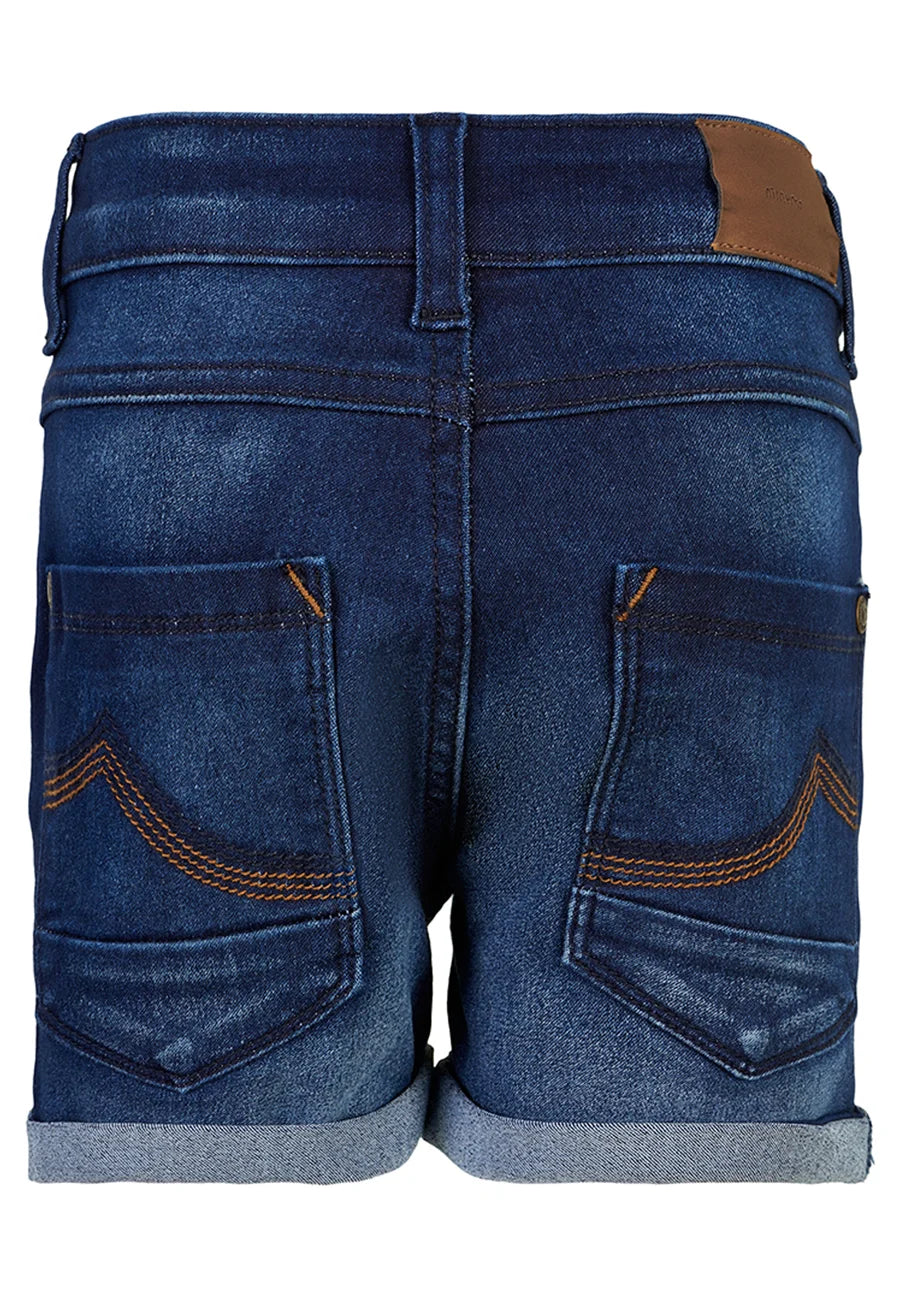 Jeansshorts med uppvik