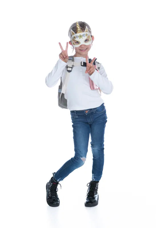 Ansiktsmask Enhörning guld