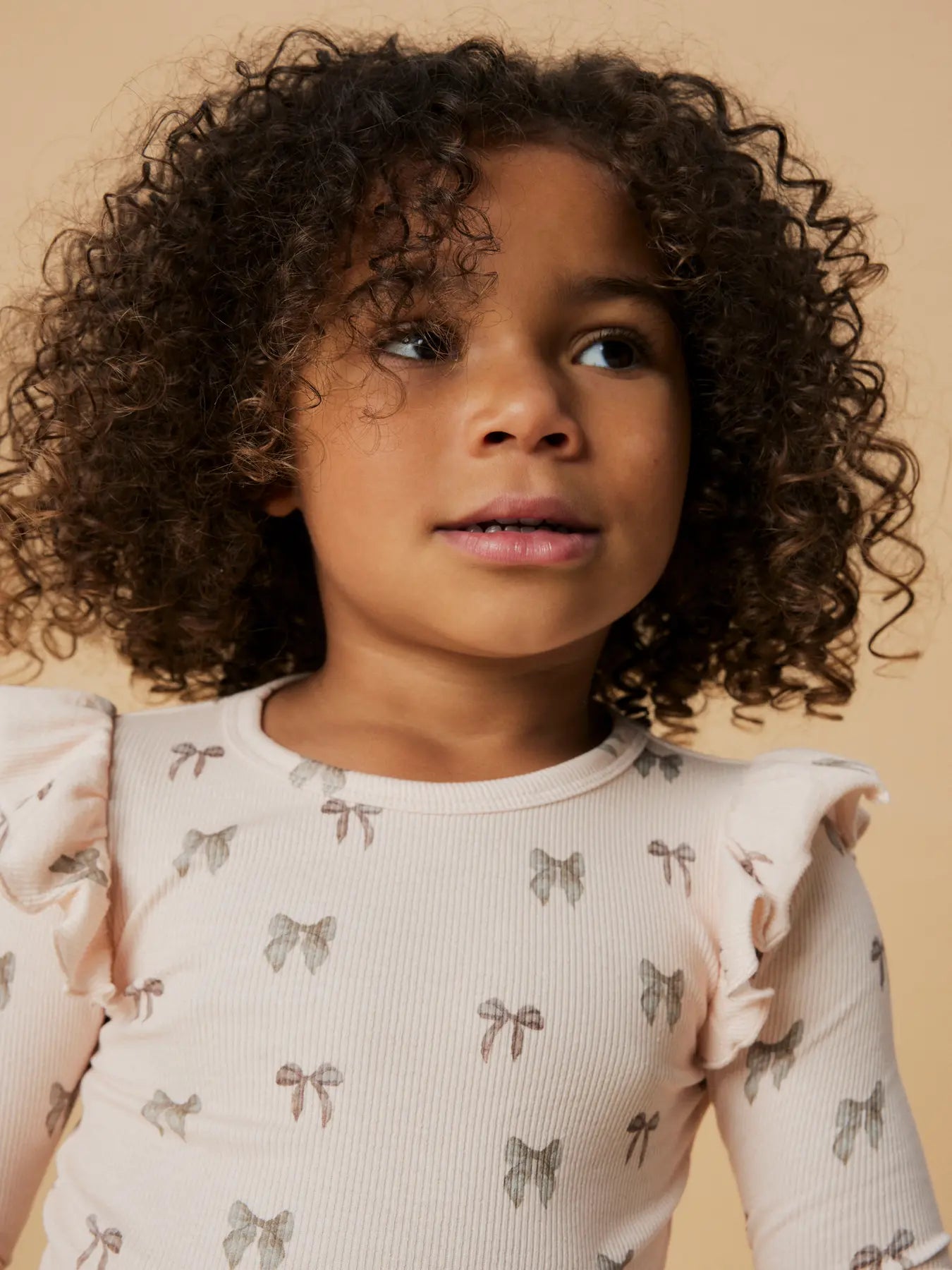 Långärmad tröja med rosetter, rosa