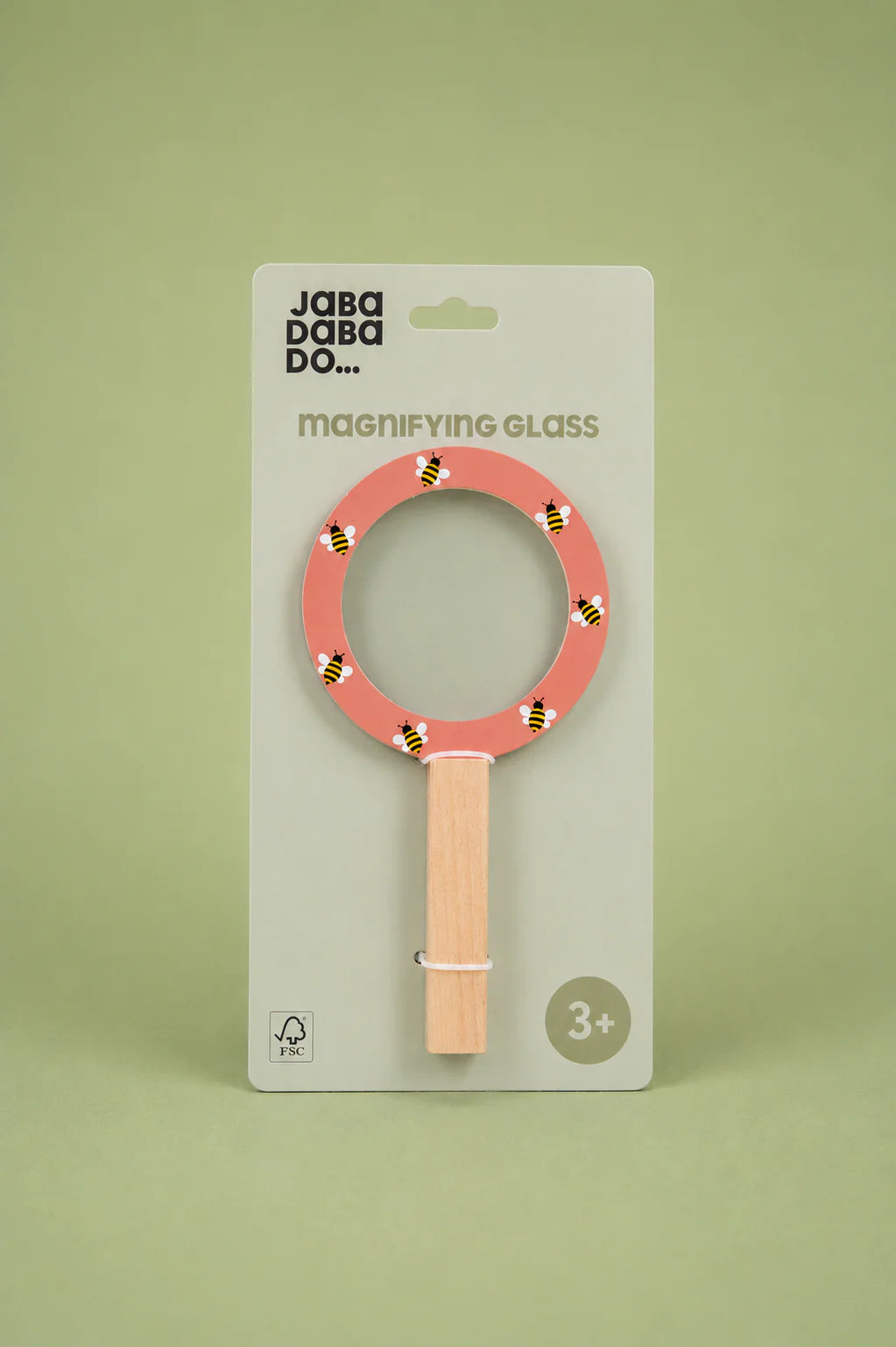 Förstoringsglas, rosa