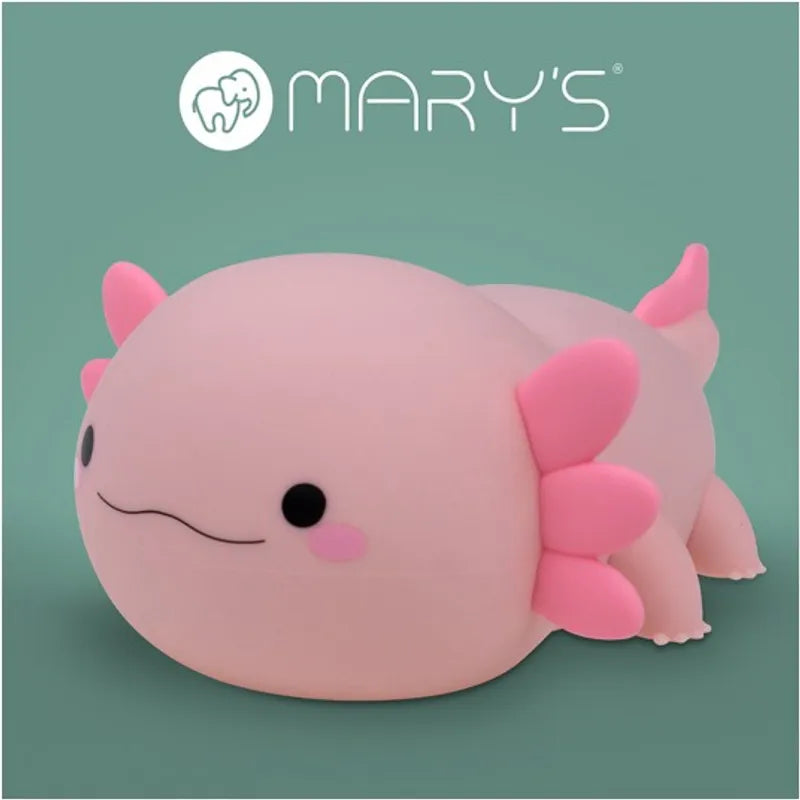 Ledlampa Axolotl rosa