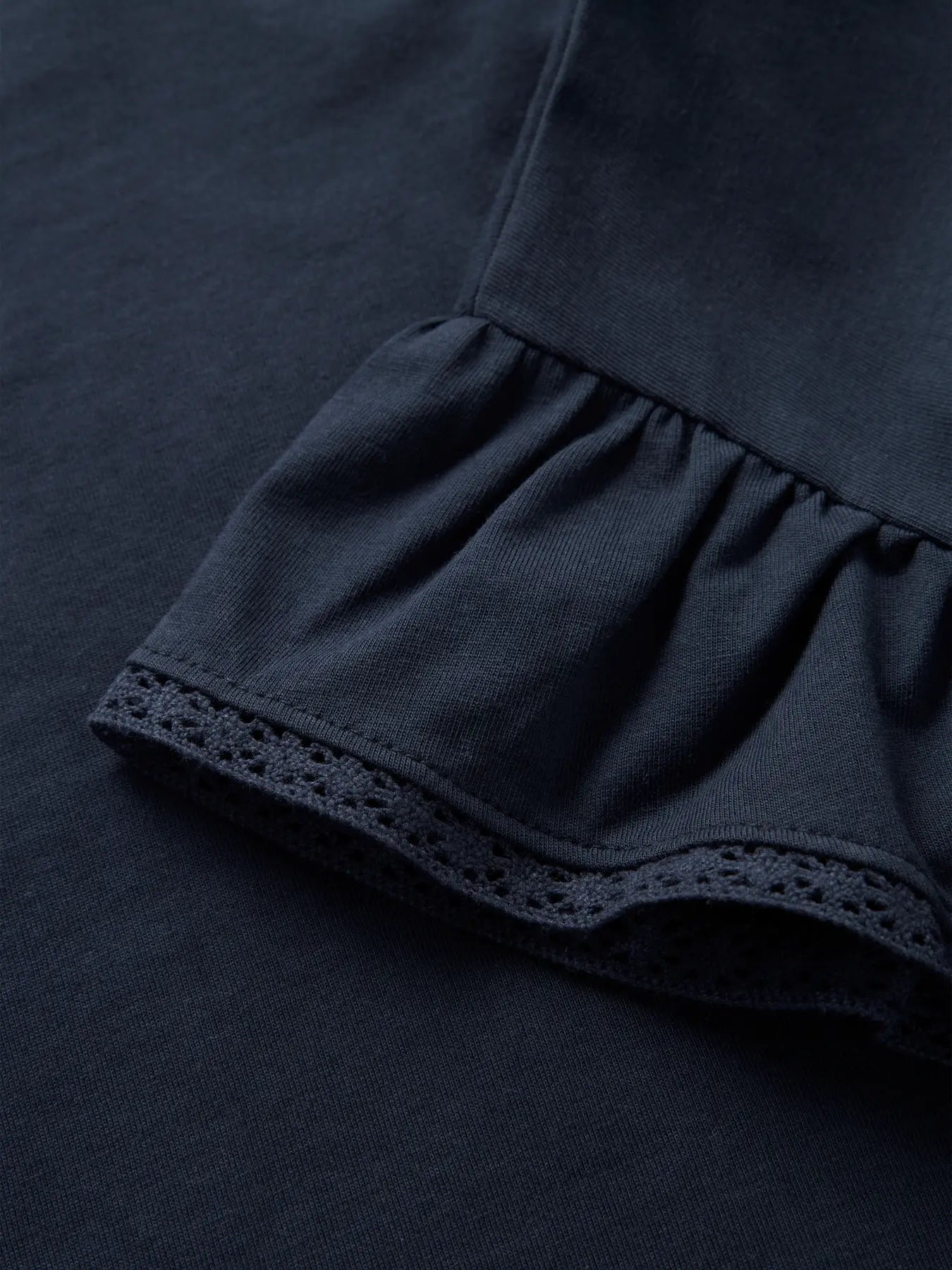 Topp Fang med capsleeve, mörkblå