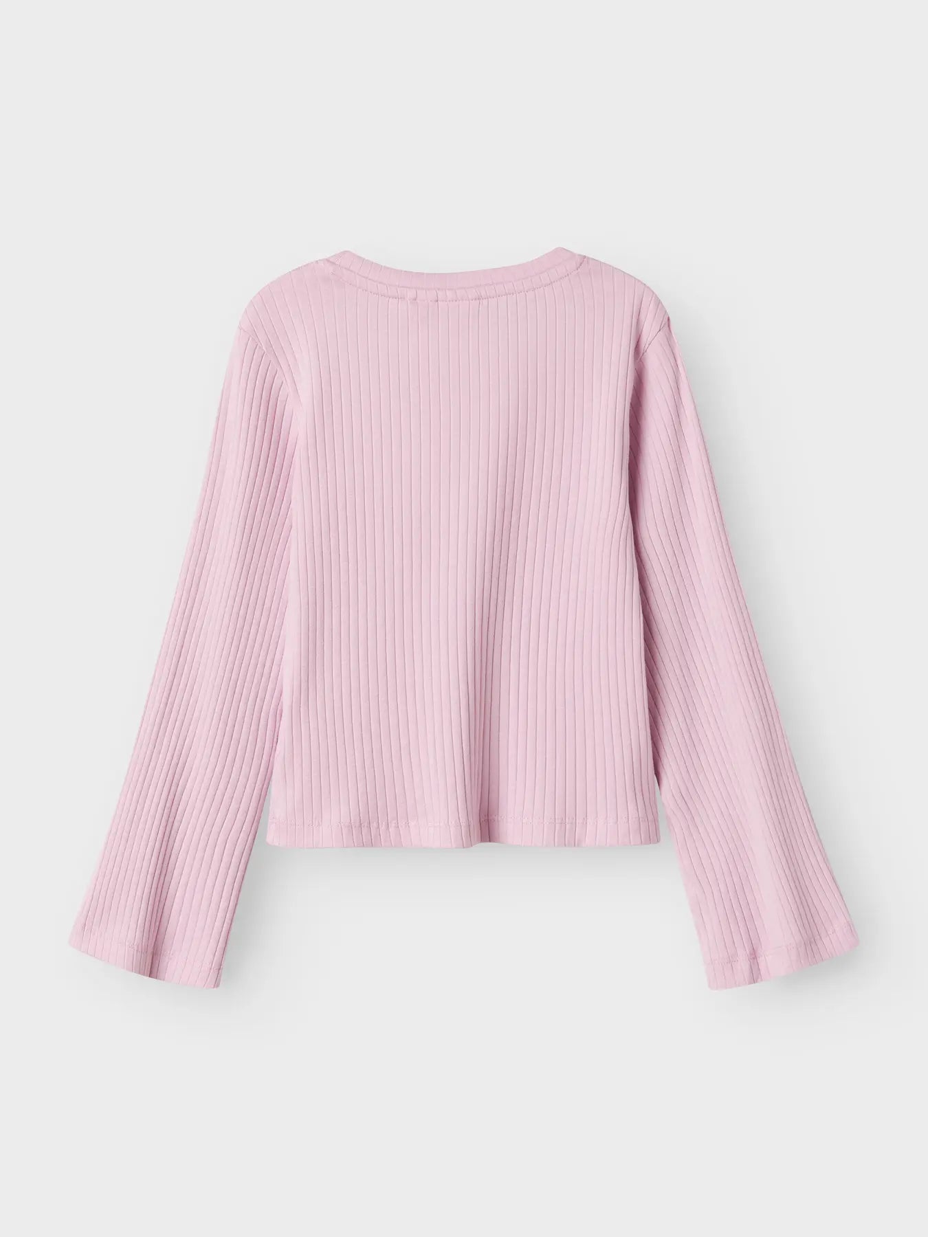 Rosa tröja med utsvängd ärm