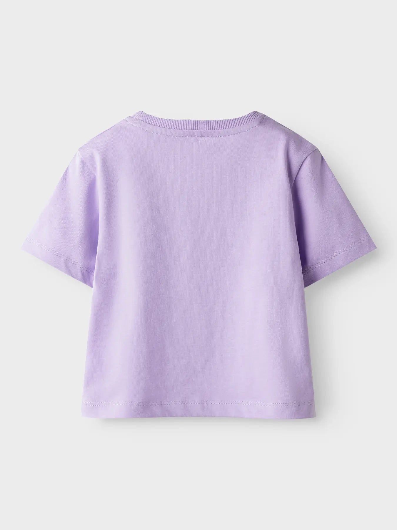 T-shirt lila med snäckor