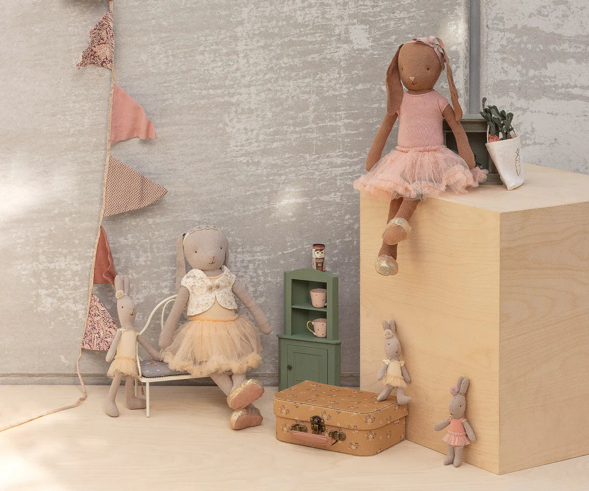 Bunny storlek 3, chokladbrun balett