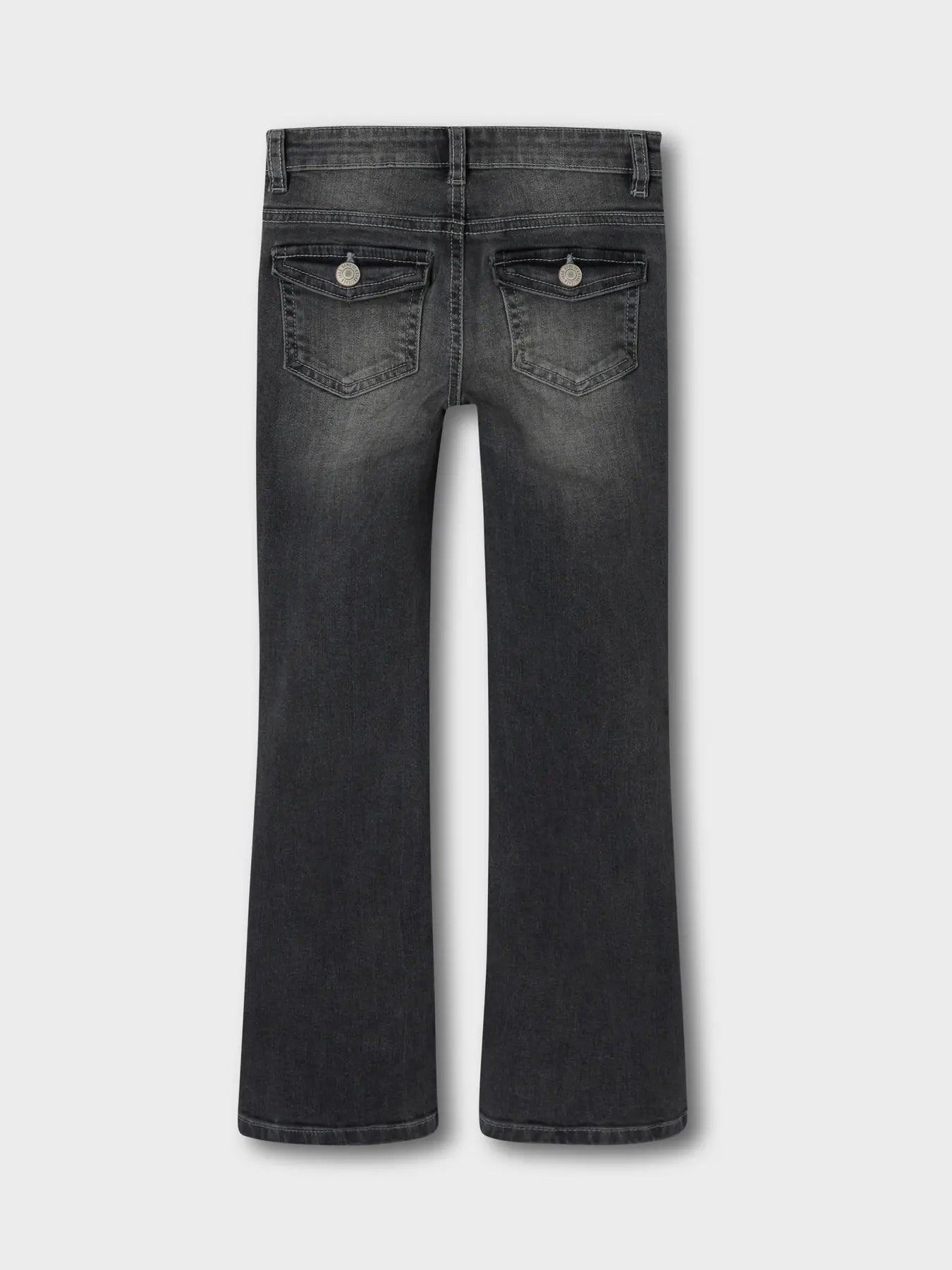Jeans Polly skinny bootcut med lockfickor (grå)