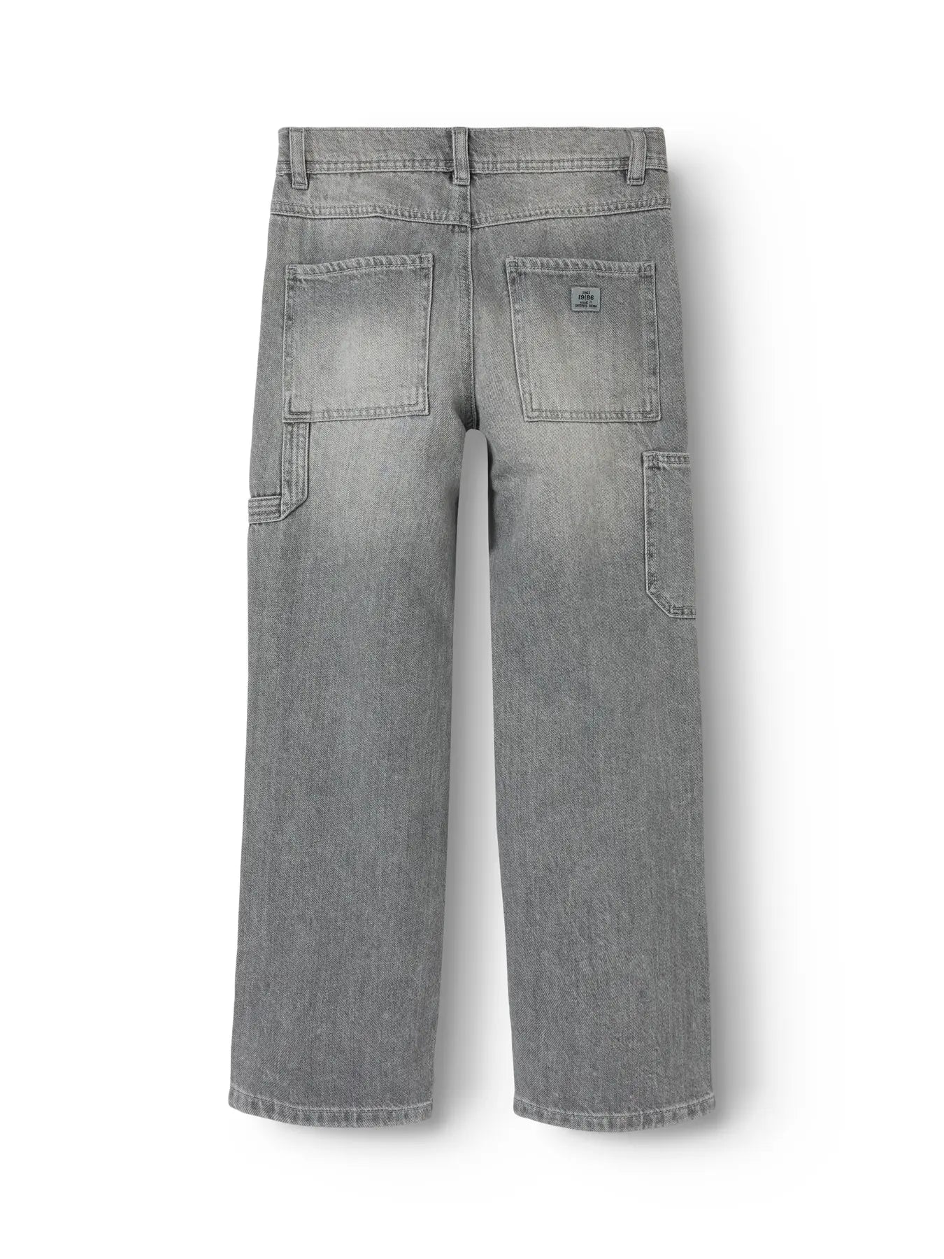 Jeans Ryan straight med benficka