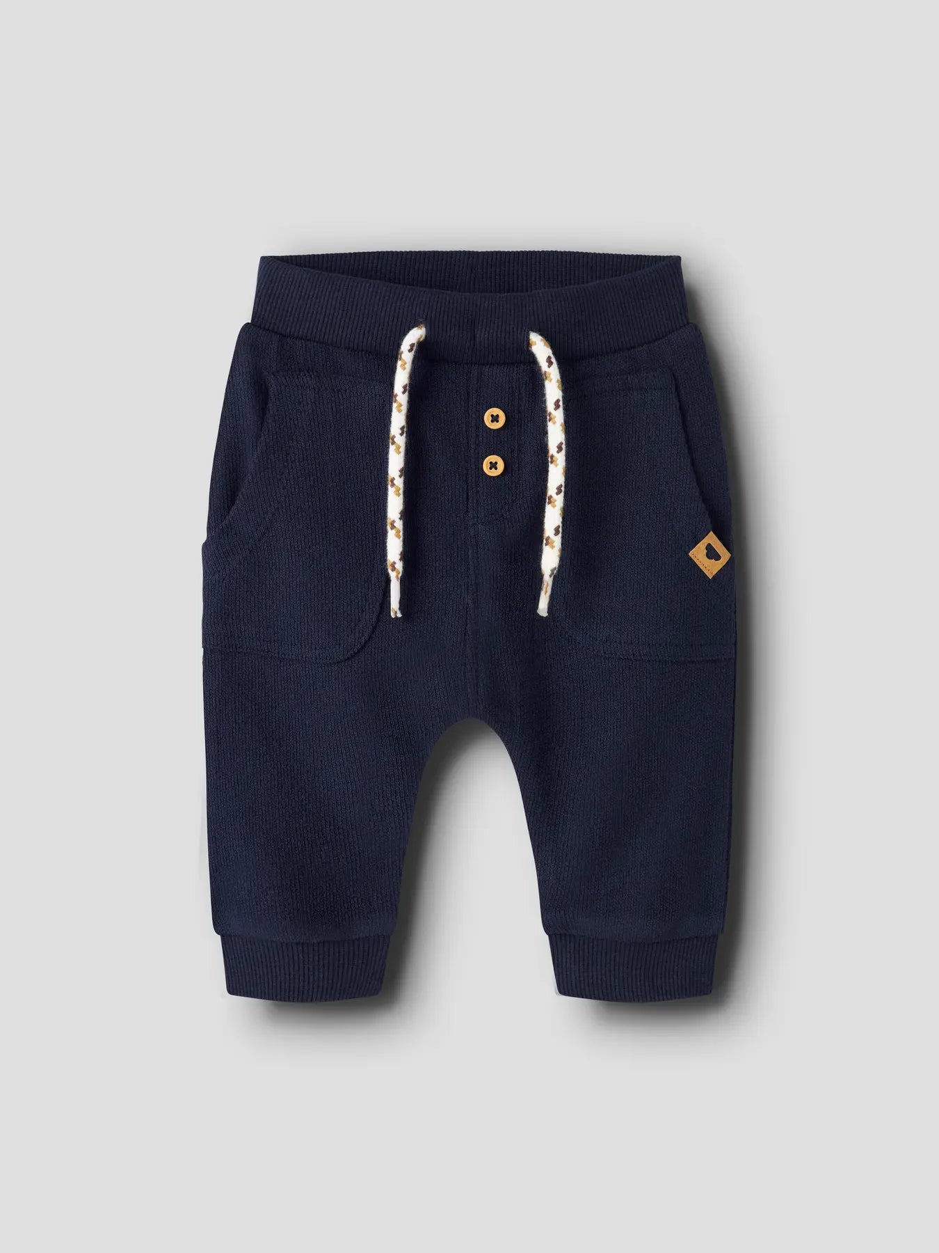 Babybyxa med fickor, blå