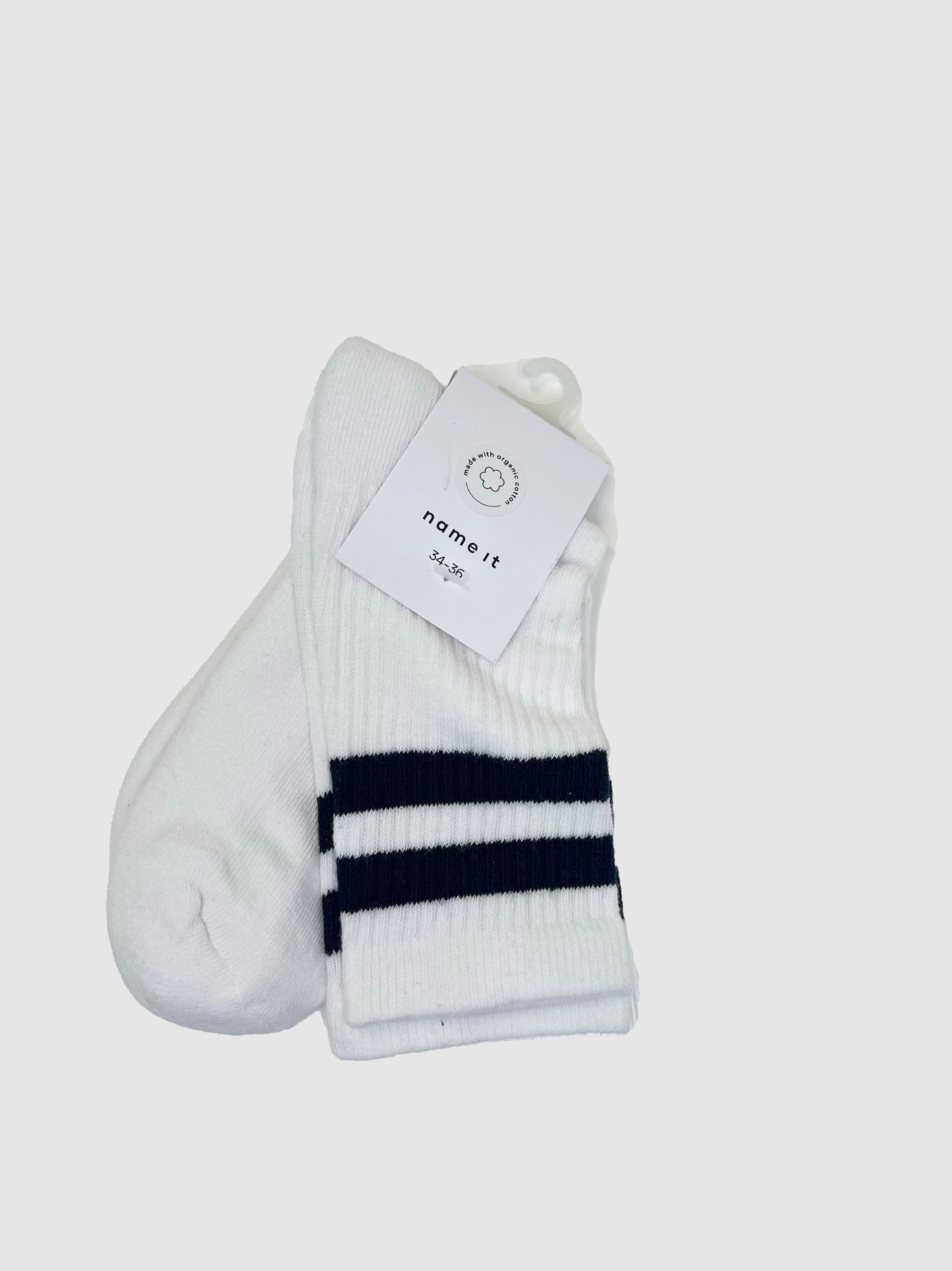 Tennissocka vit/blå