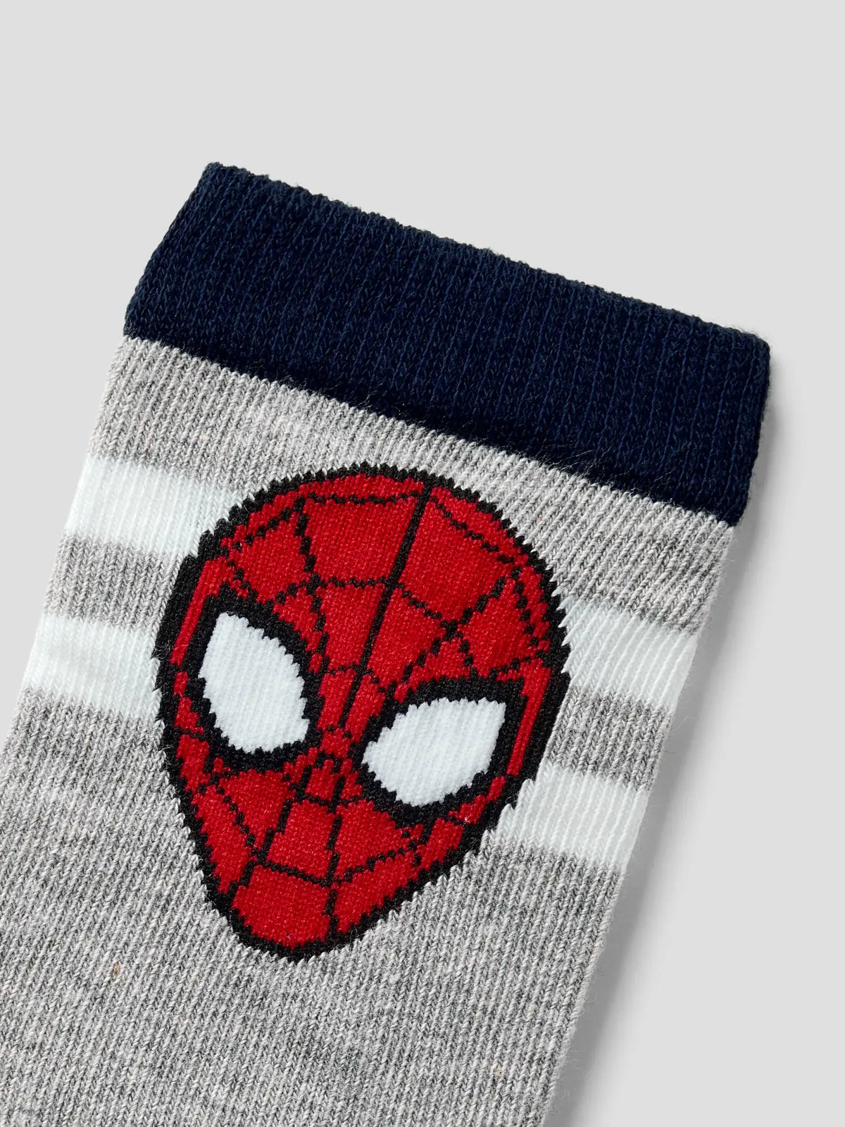 Strumpa Franky, spiderman grå