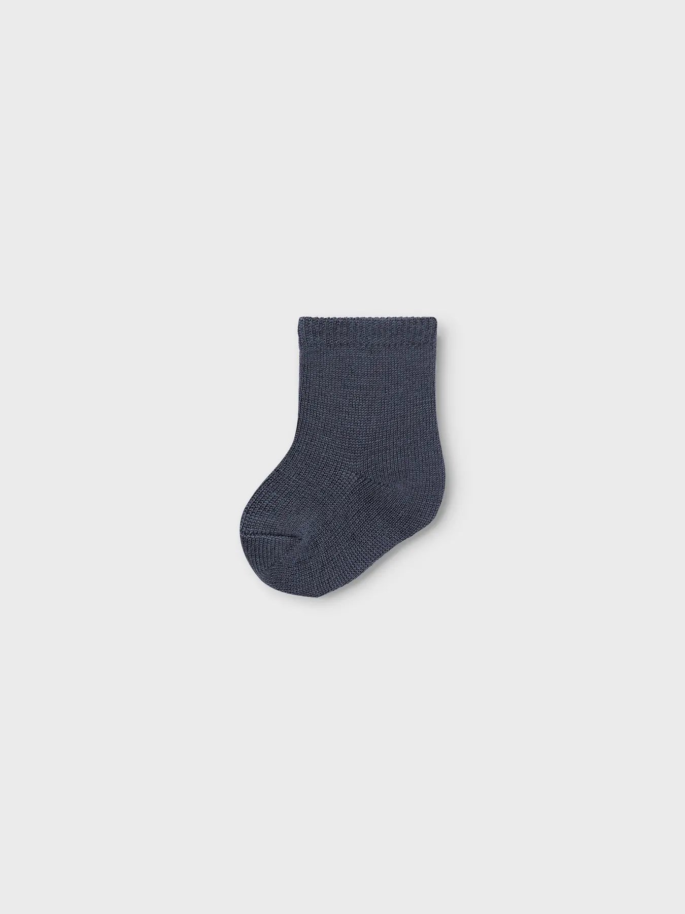 Ullstrumpor bebis 2-pack, blå