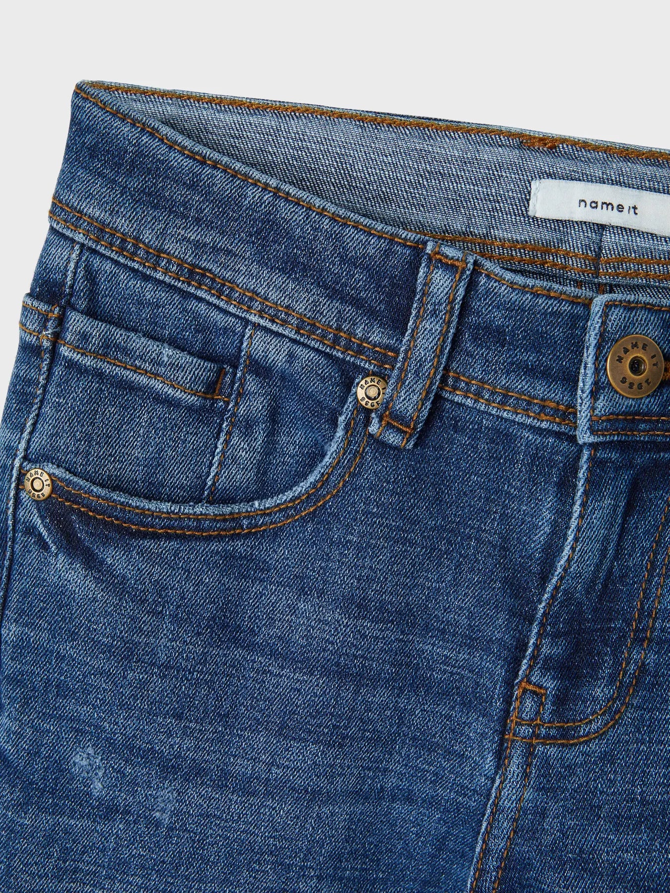 Jeans Ryan raka ben, mörkblå