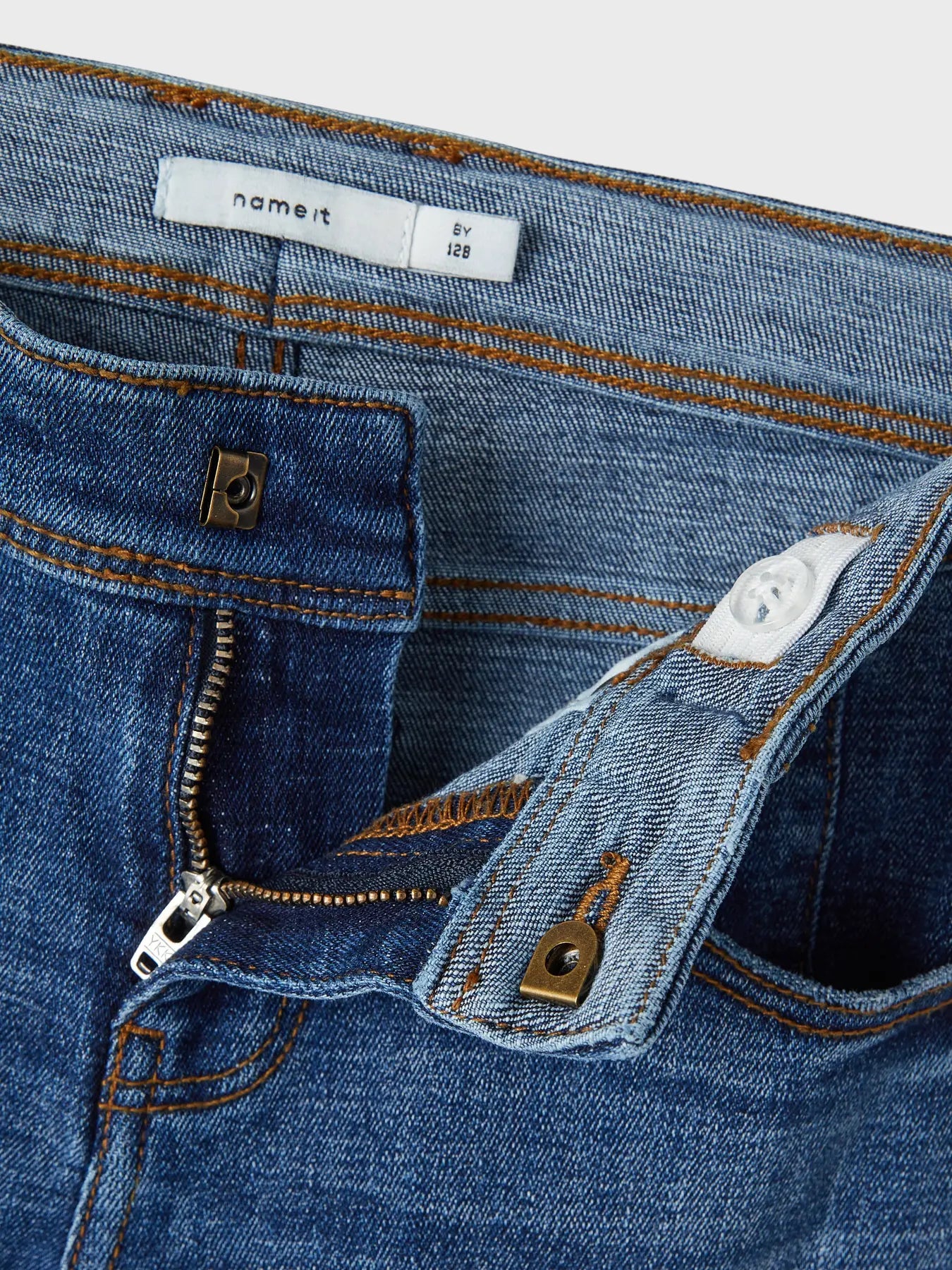 Jeans Ryan raka ben, mörkblå