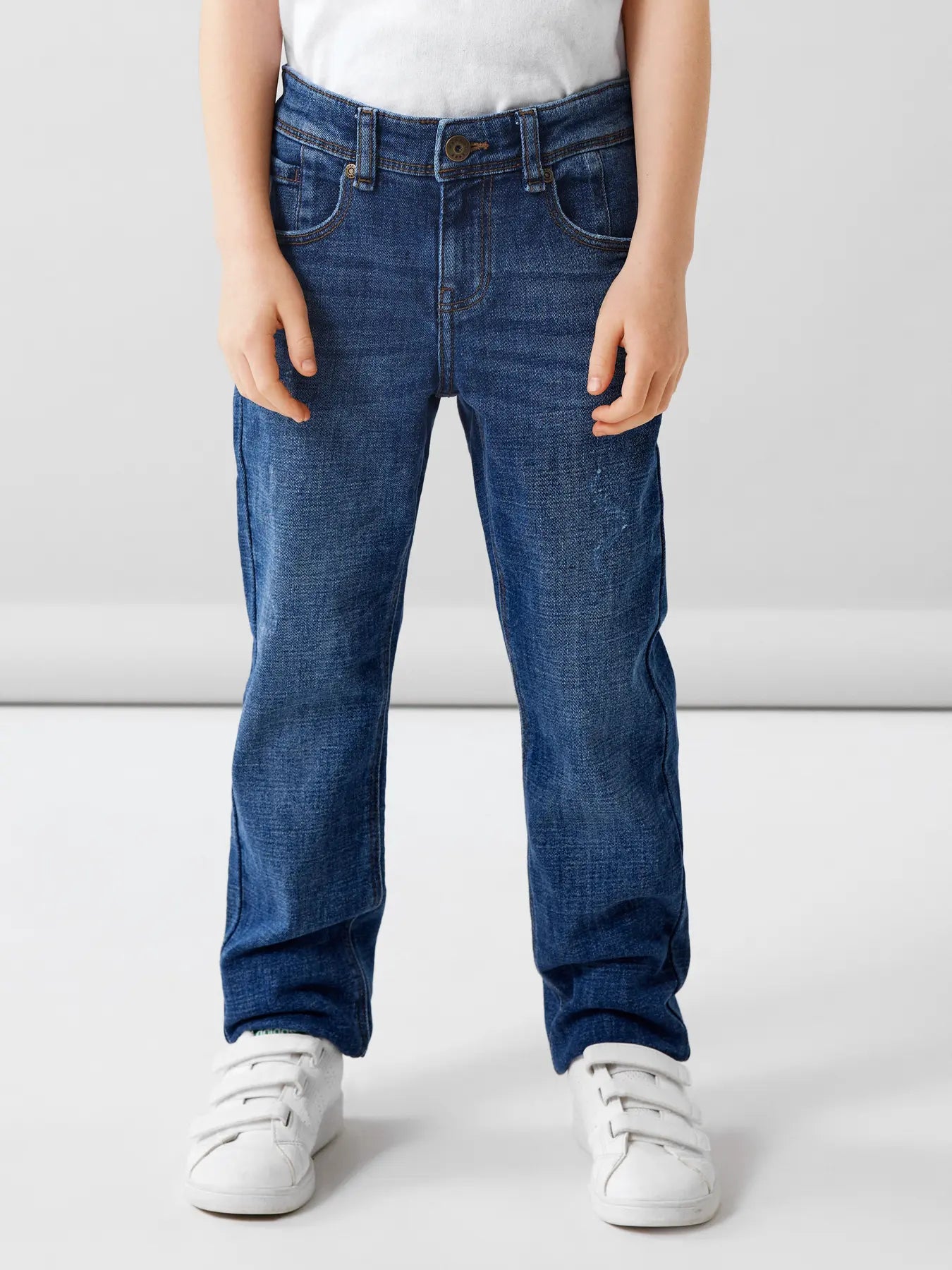 Jeans Ryan raka ben, mörkblå