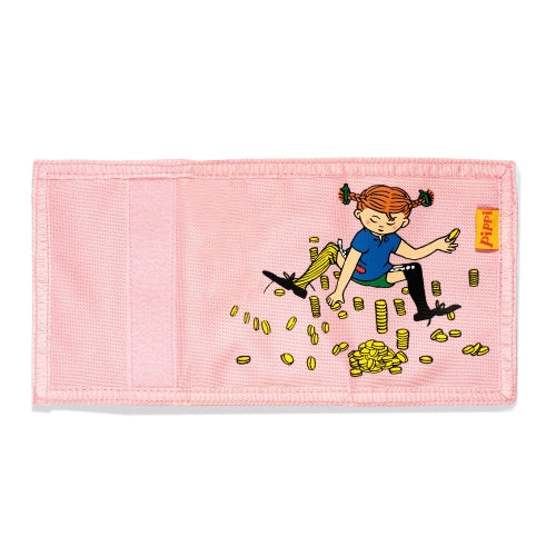 Plånbok rosa Pippi Långstrump