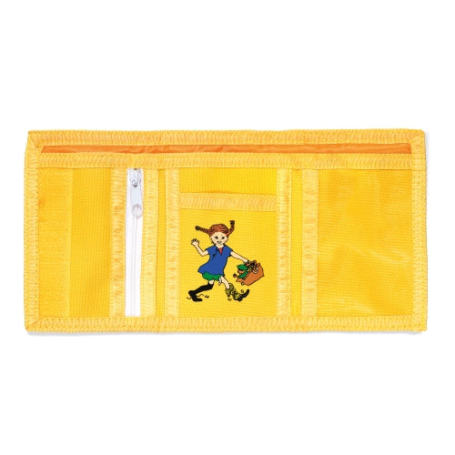 Plånbok gul Pippi Långstrump
