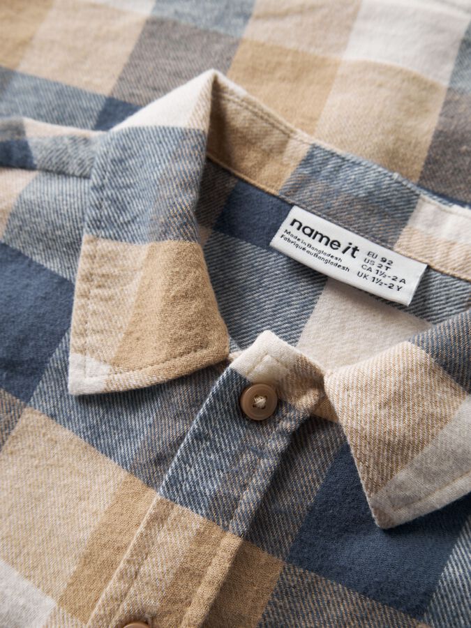 Overshirt Levin, blå