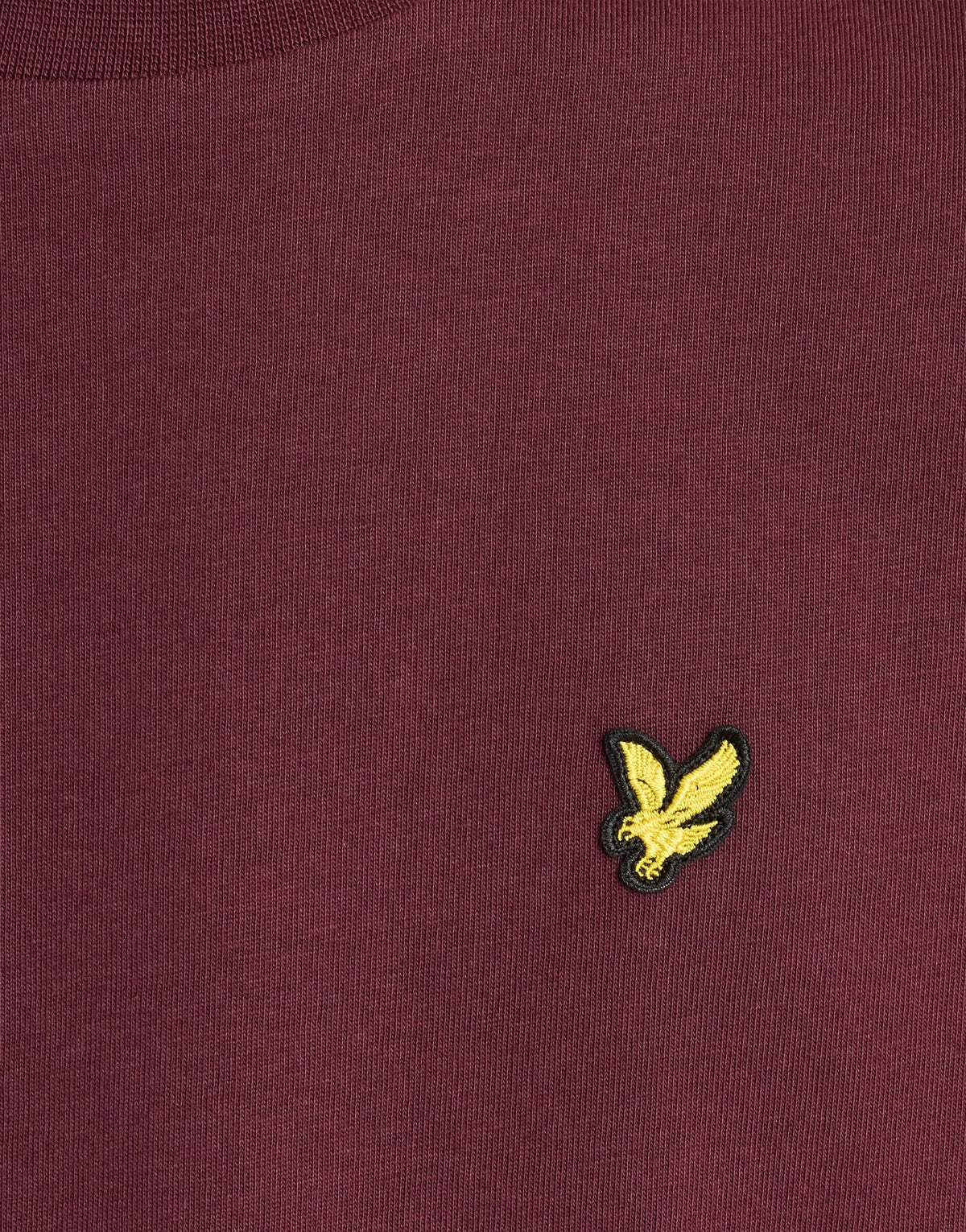 Plain T-shirt, Burgundy