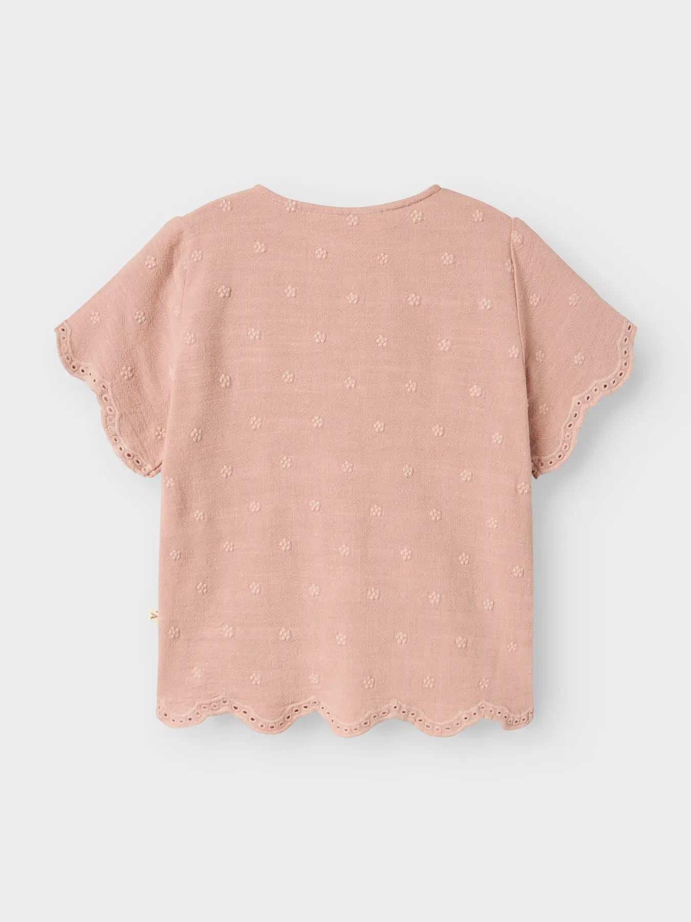 Kortärmad blus med knappar