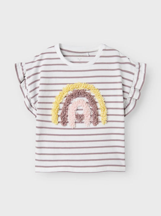T-shirt med regnbåge