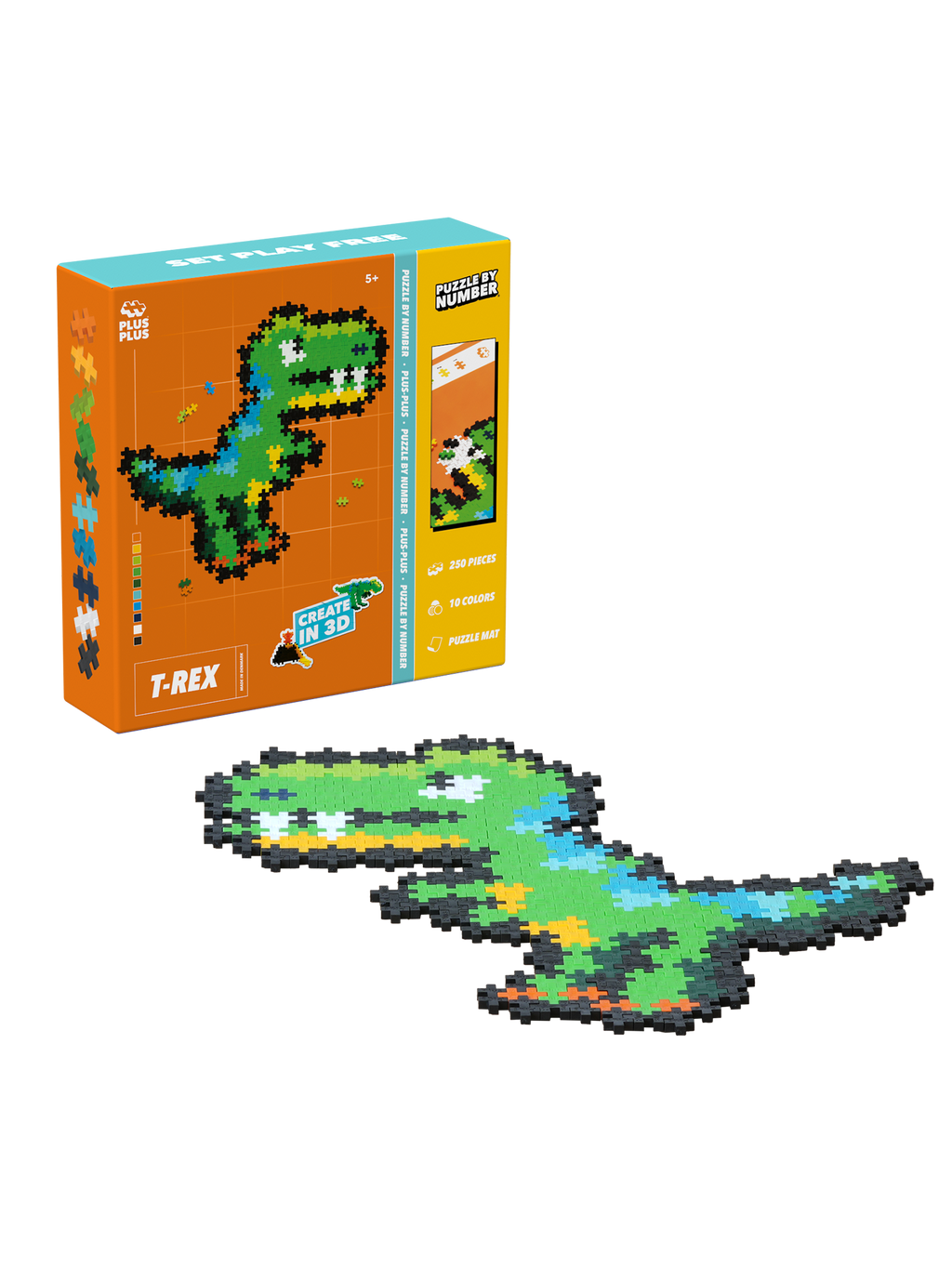 Puzzle by Numbers T-Rex