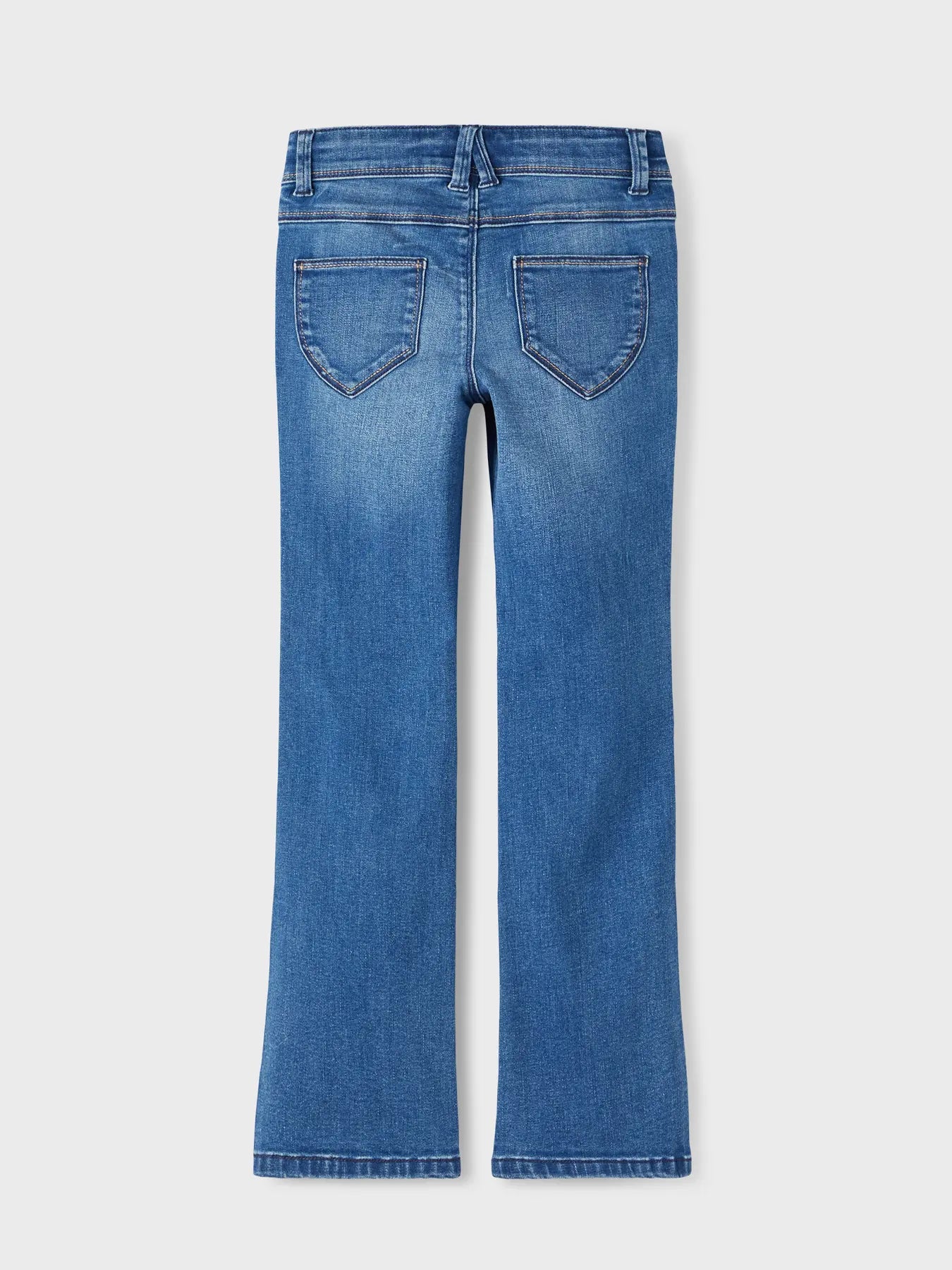 Polly skinny bootcut denimblå