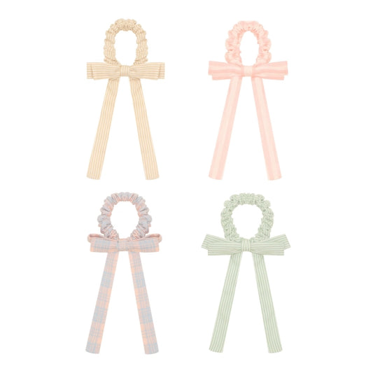 Scrunchies summer stripe bow