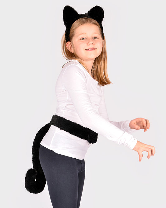 Set med kattöron och svans