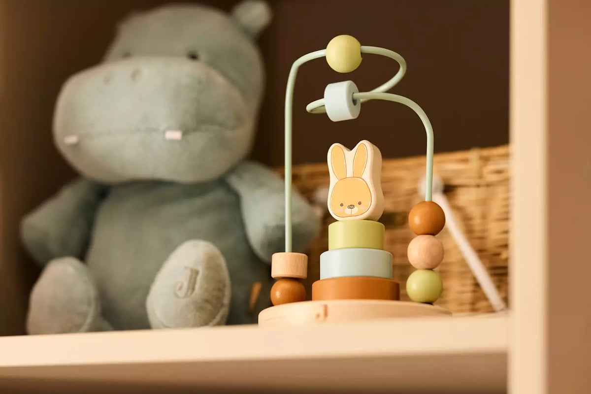 Jollein Trätorn med kulram Bunny Luz