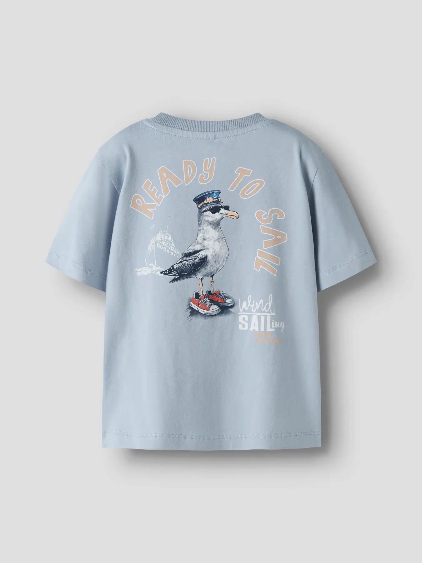 T-shirt Lokan, ljusblå