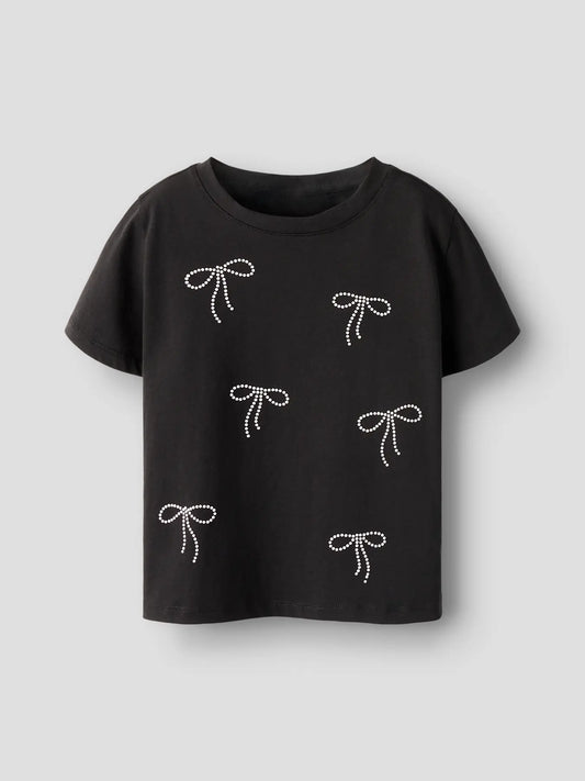 T-shirt med rosetter