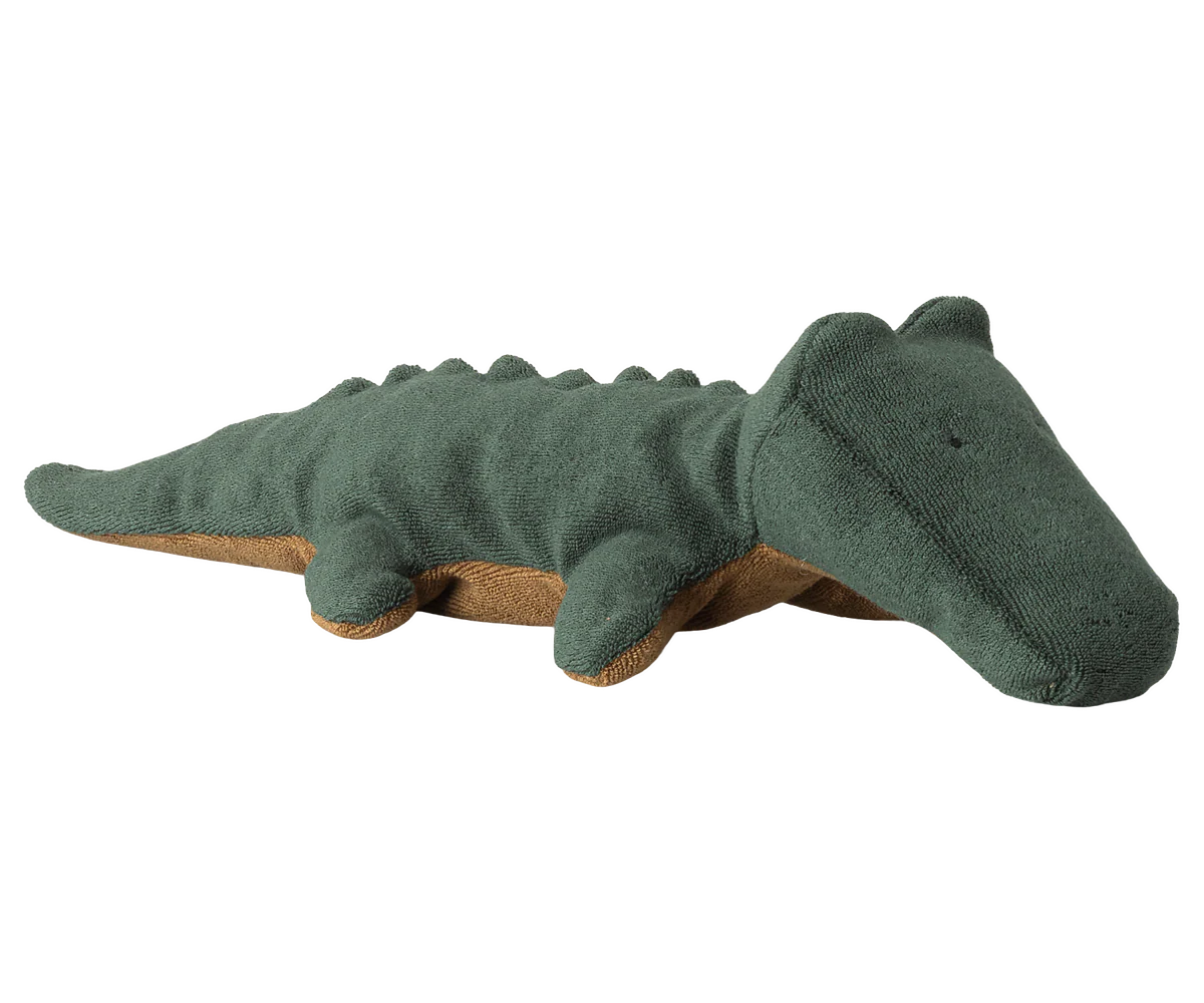 Krokodil liten, skogsgrön